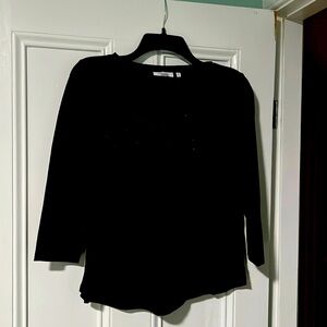 Chicos Embroidery Tee